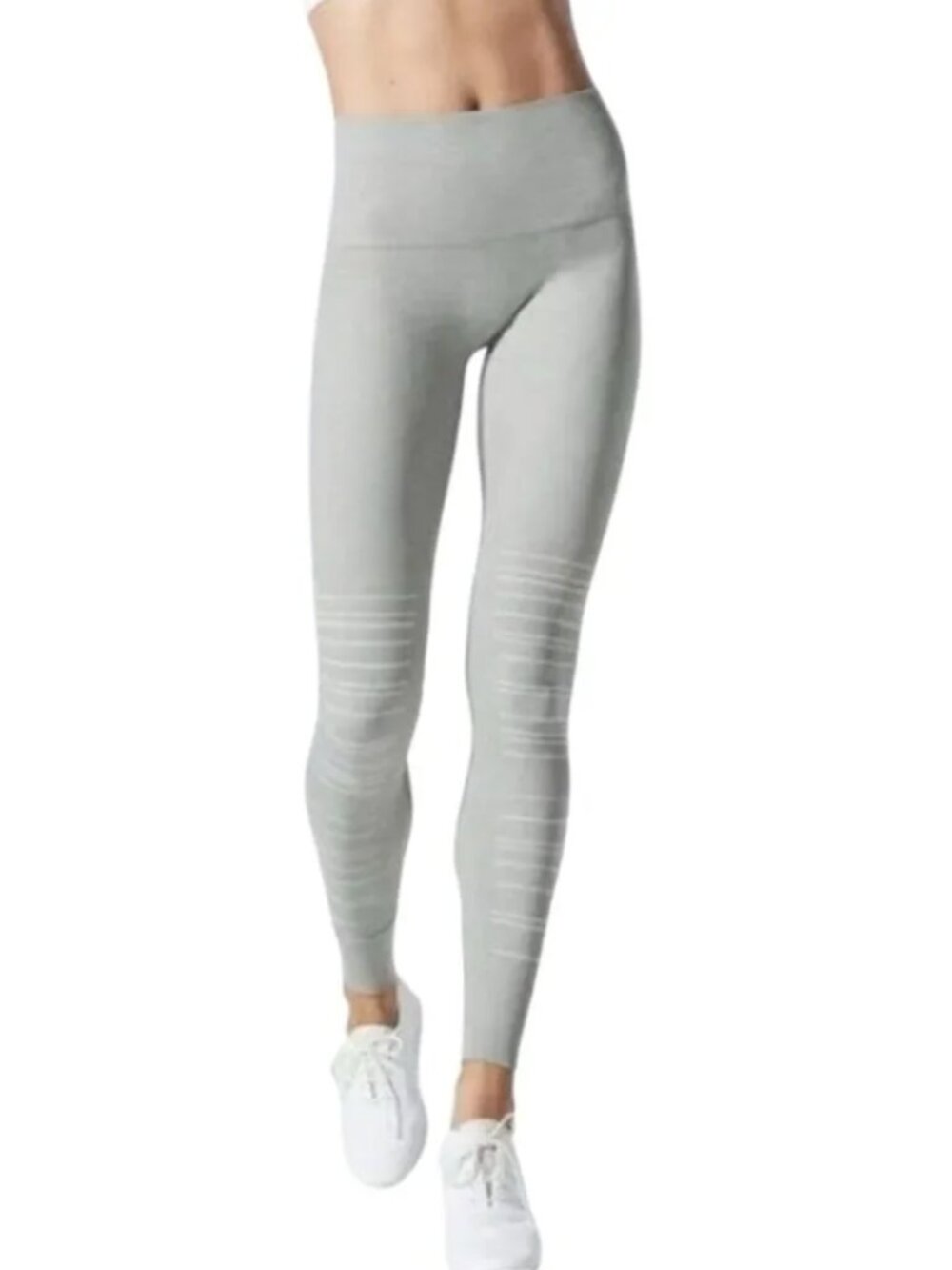 BLANQI Lift-up SportSupport Hipster Cuffed Leggings - Dove grey